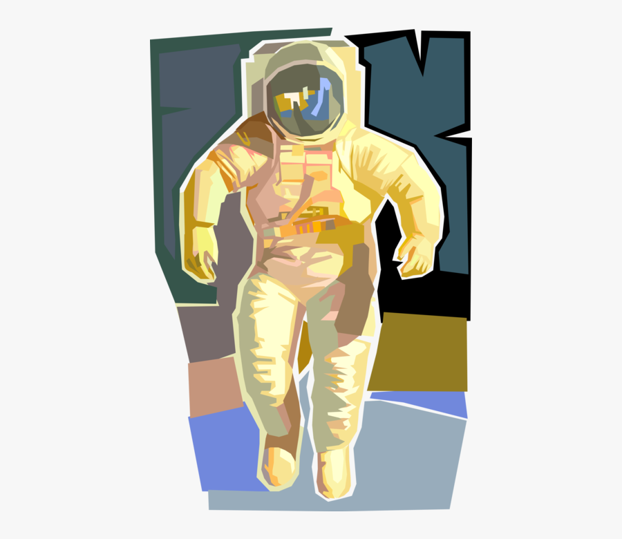 Walk Vector Astronaut - Illustration, Transparent Clipart