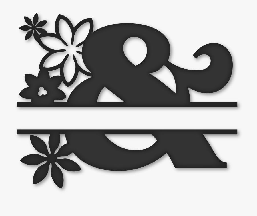 Split Ampersand Png , Free Transparent Clipart - ClipartKey
