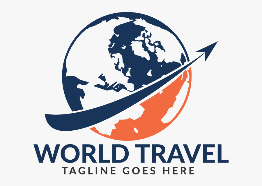 World Travel Logo Design - Travel Agency Company Logo, Transparent Clipart
