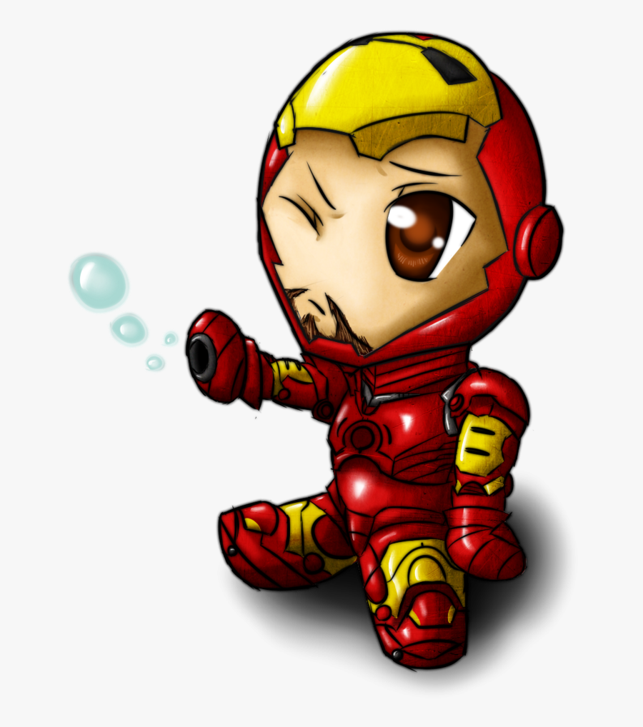 Iron Man Baby Friend Of Thor Clipart - Baby Cartoon Iron Man, Transparent Clipart