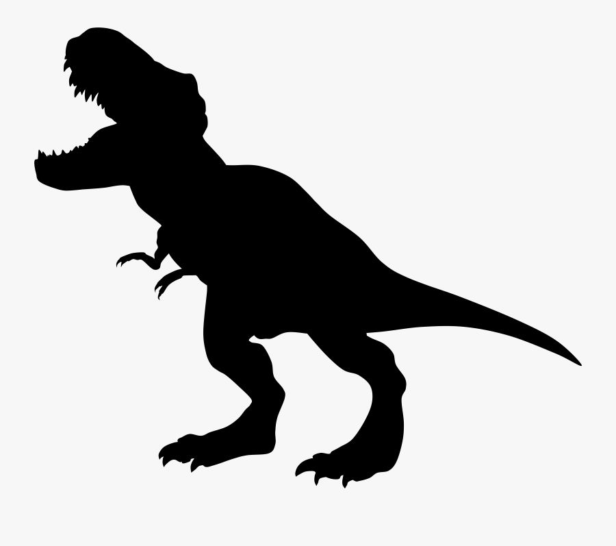 Dinosaur Rex Silhouette Png Transparent Clip Art Imageu200b, Transparent Clipart