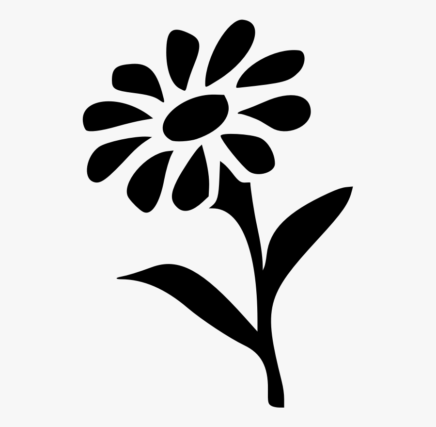 Black And White Flowers Clipart 5, Buy Clip Art - Flores Png Blanco Y Negro, Transparent Clipart