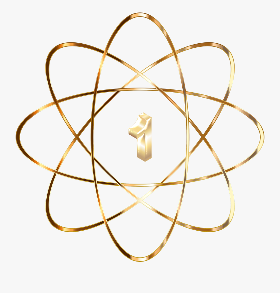 Gold No Icons Png - What's An Atom, Transparent Clipart