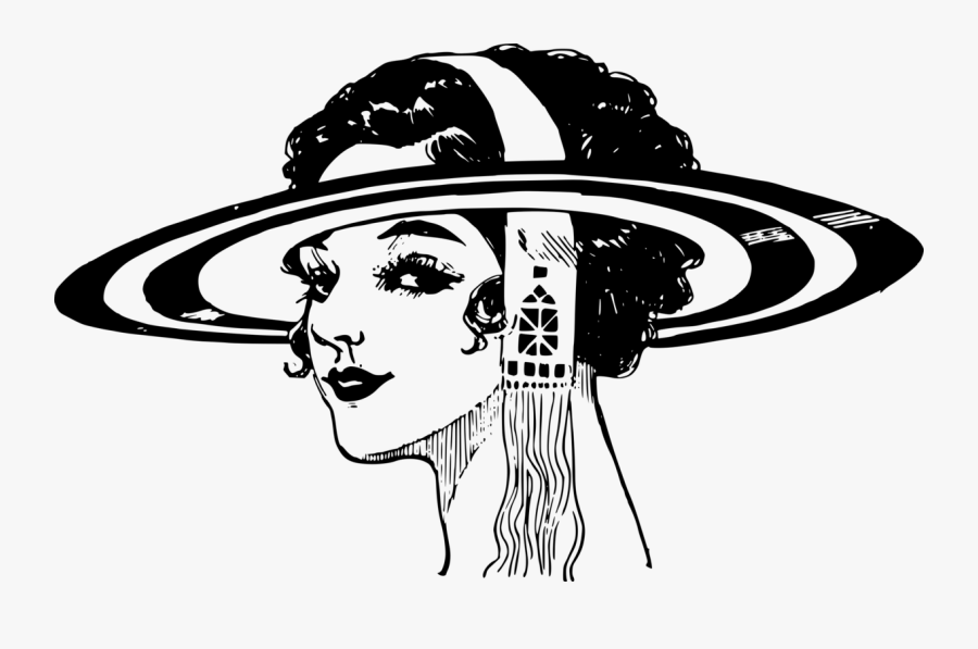 Art,monochrome Photography,headgear - Saturn Hat, Transparent Clipart