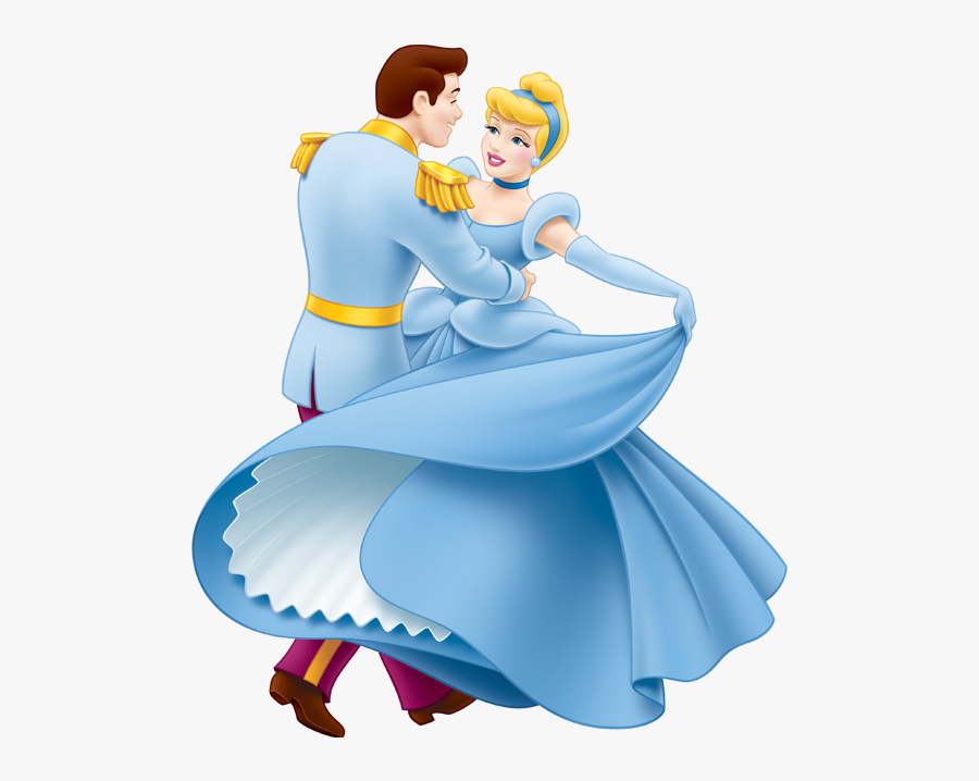 Prince Cindydance Png Disney - Cinderella And Prince Png, Transparent Clipart