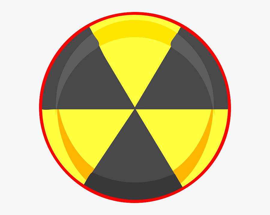 Free Vector Nuclear Symbol Clip Art - Nuclear Waste, Transparent Clipart