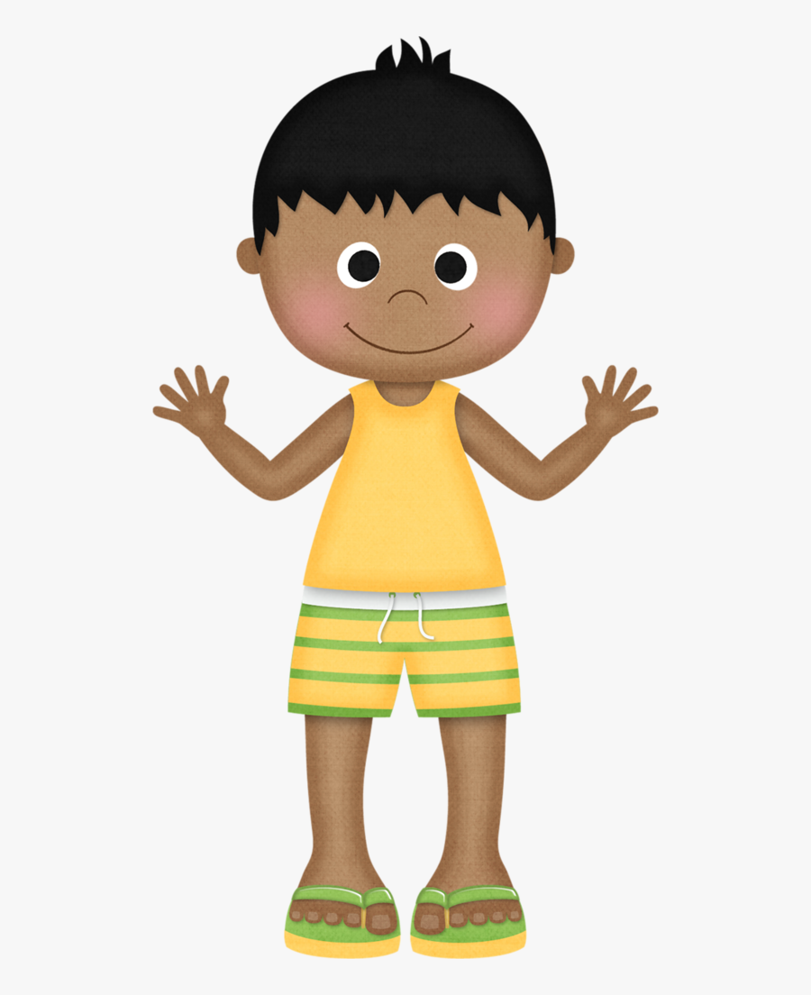 Summer Clipart Boy - Boy Summer Clipart, Transparent Clipart