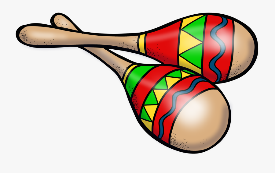 Maracas Mariachi Instrument Transparent & Png Clipart - Maracas Dibujo Png, Transparent Clipart