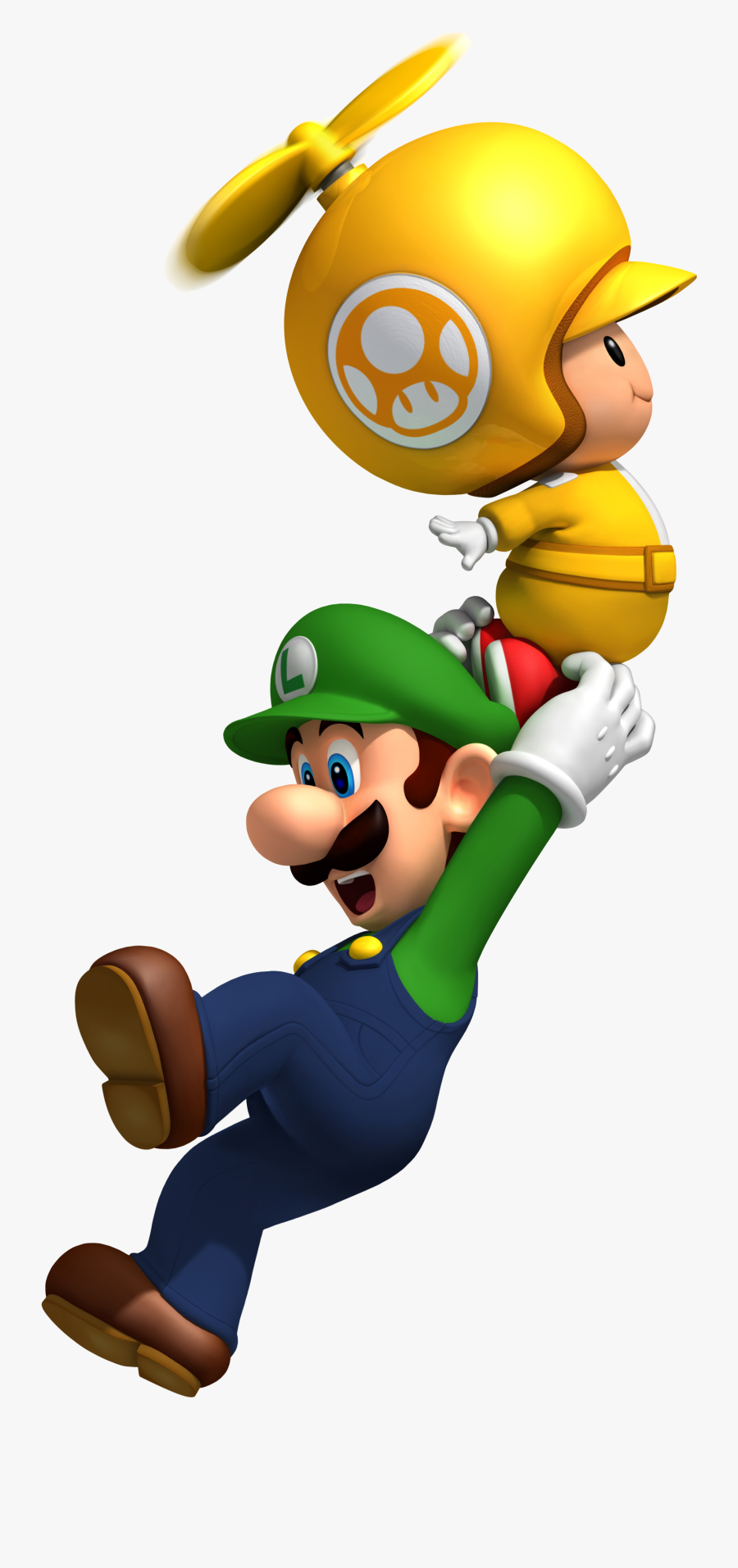 New Super Mario Bros - New Super Mario Bros Wii Flying, Transparent Clipart