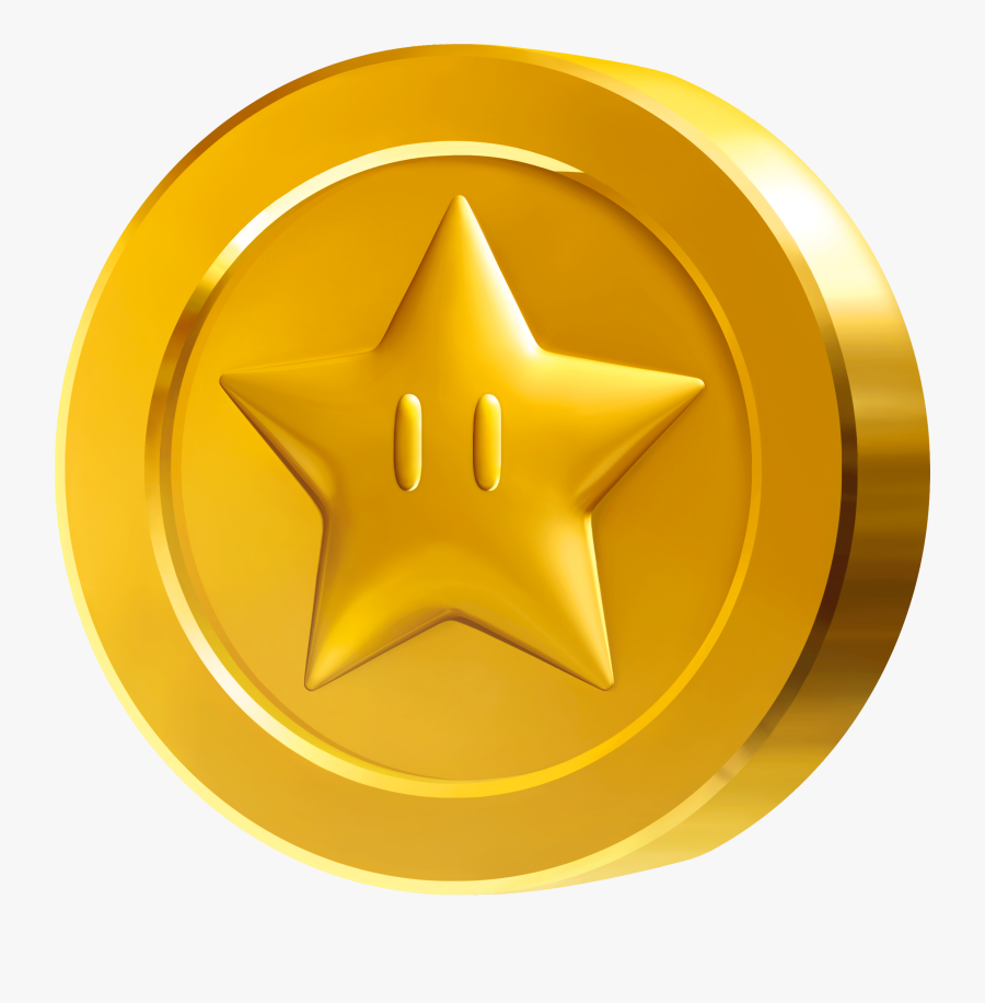 Imagenes De Mario Bros Monedas - Super Mario Star Coin , Free