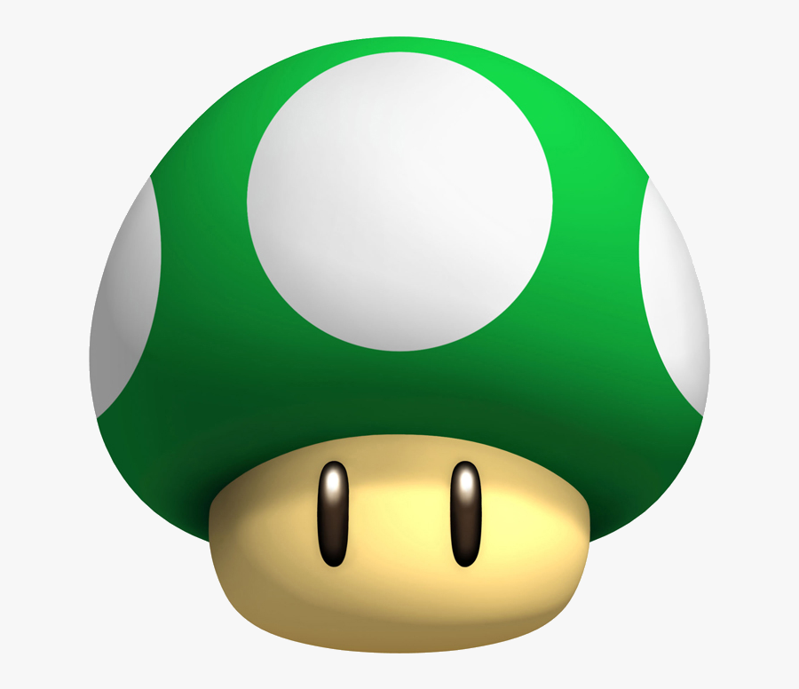 Transparent Mario Mushroom Png - Green Super Mario Mushroom , Free ...