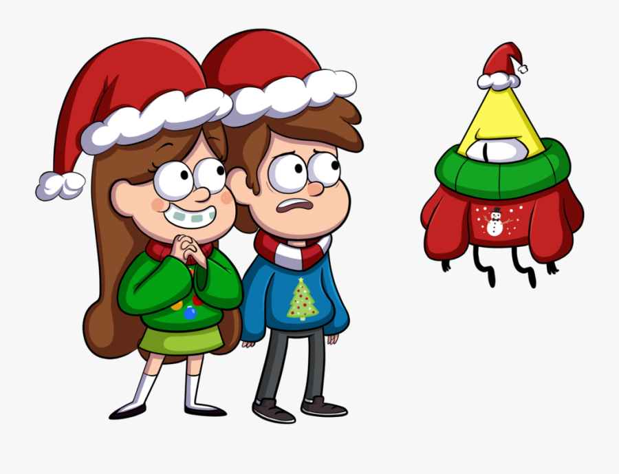 Vector Freeuse Stock Ugly Christmas Sweater Party Clipart - Christmas Gravity Falls, Transparent Clipart