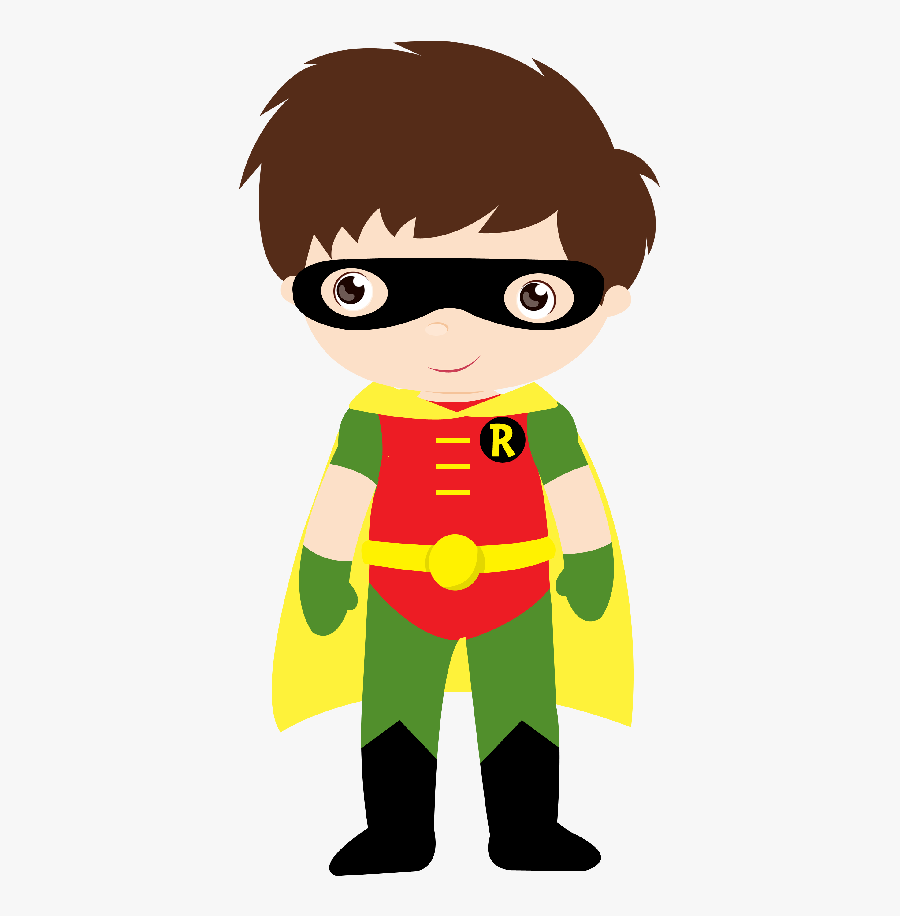 Super Her - Batman E Robin Cute, Transparent Clipart