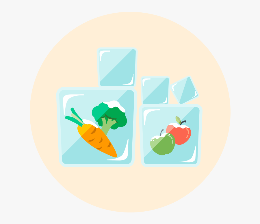 Shop Healthy To Eat Healthy - Frozen Fruits And Vegetable Clipart, Transparent Clipart