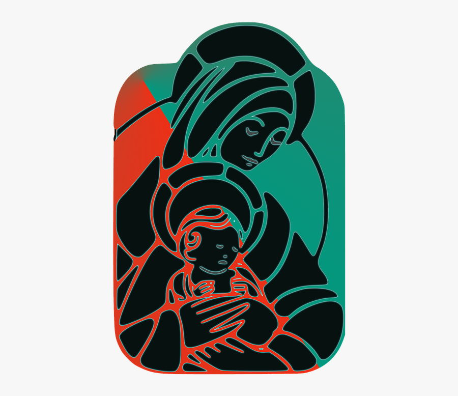 Baby Jesus Png - Virgin Mary Png, Transparent Clipart