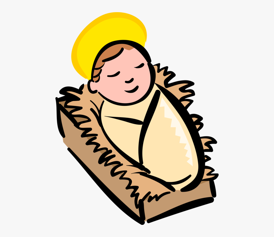 Transparent Birth Of Jesus Clipart - Cartoon Baby Jesus Png, Transparent Clipart