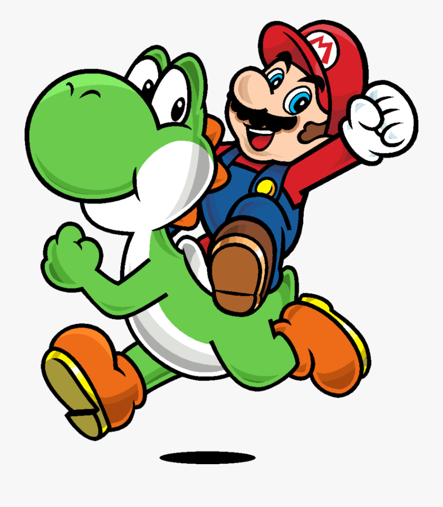 Yoshi Clipart Mario Brothers - Mario Y Yoshi 2d, Transparent Clipart