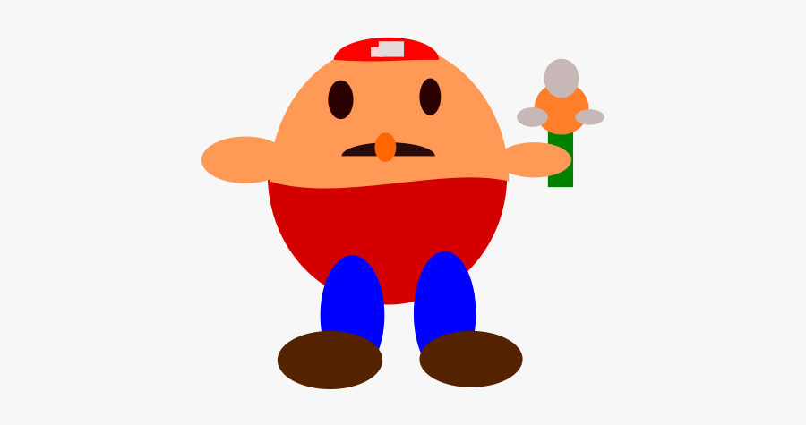 Mario - Cartoon Egg Man, Transparent Clipart