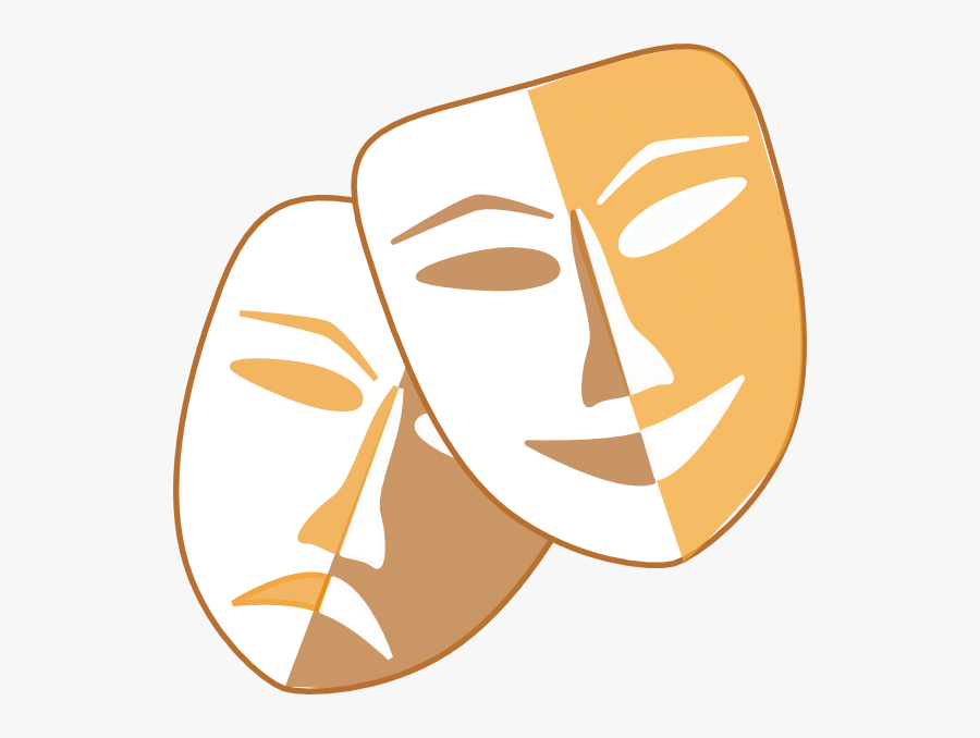 Theatre Masks Clipart , Png Download - Theatre Masks, Transparent Clipart