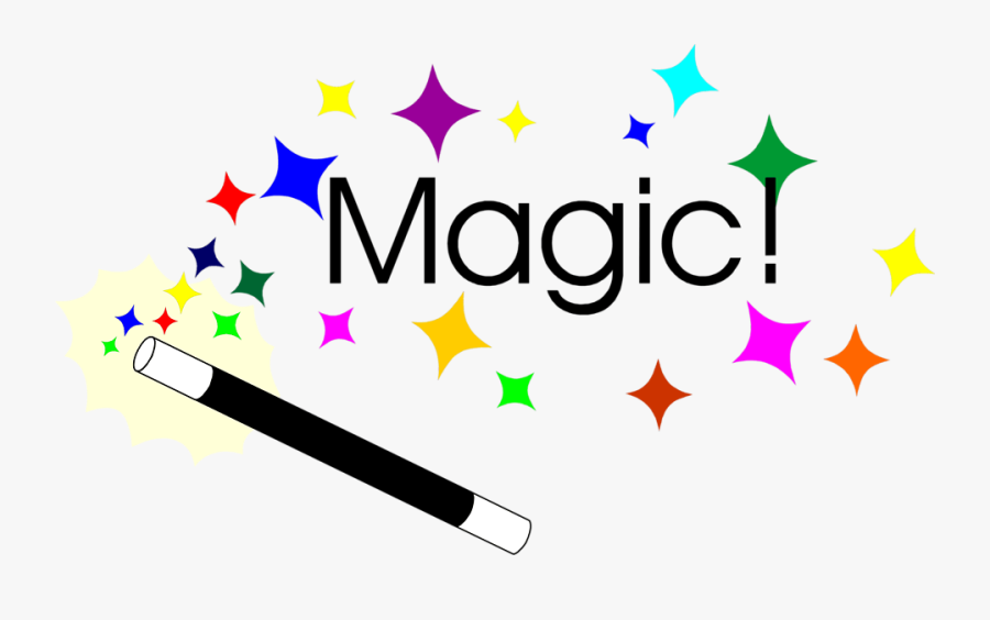 Magic Stars Clipart - Magic Wand Poof, Transparent Clipart