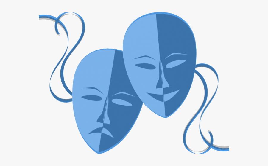 Theatre Masks Clipart - Theatre Masks, Transparent Clipart