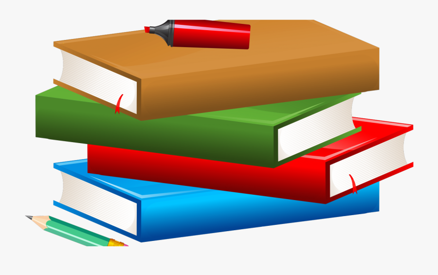 Books And Pencils Clipart - Book Png Clipart, Transparent Clipart