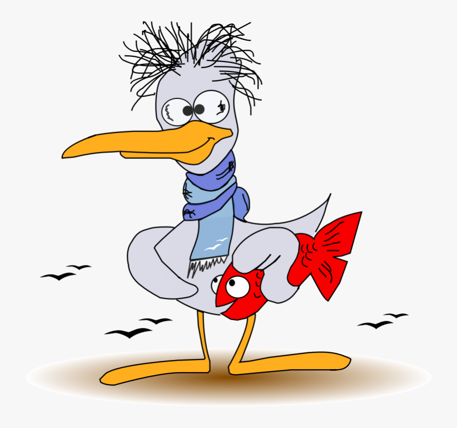 Seagull Clipart - Free Clipart Seagull Cartoon, Transparent Clipart