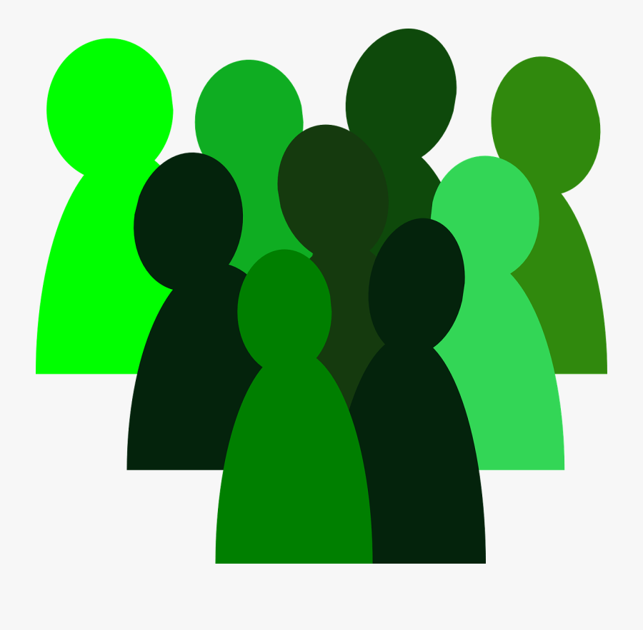 People, Group, Crowd, Team, Isolated, Teamwork - Small Group Of People Drawing, Transparent Clipart