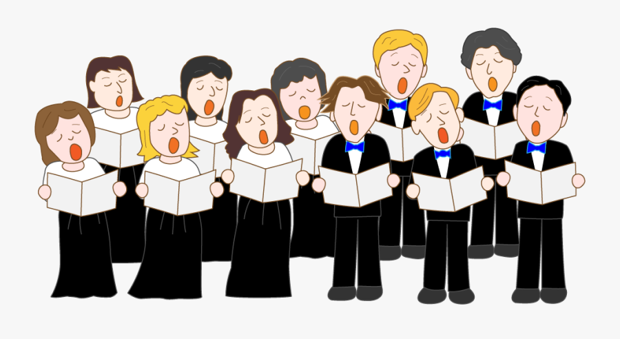 Sing Clipart Group Song - Church Choir Cartoon , Free Transparent