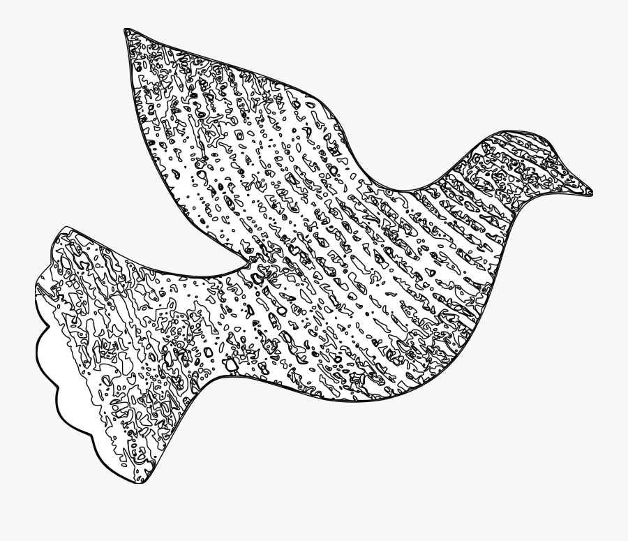 Christmas Peace Clipart - Dove Peace Logo Coloring Pages, Transparent Clipart