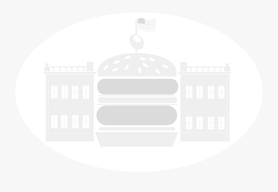 Graphic Created To Represent The White House With The - Circle, Transparent Clipart