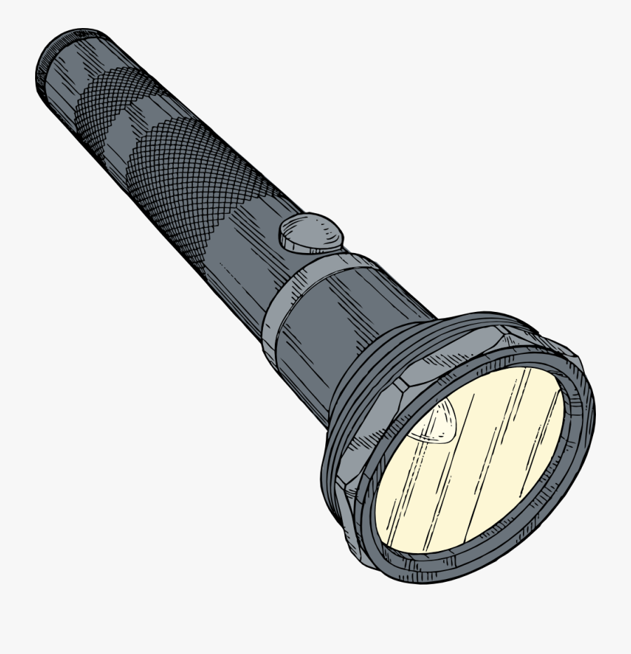 Flashlight Clip Art, Transparent Clipart