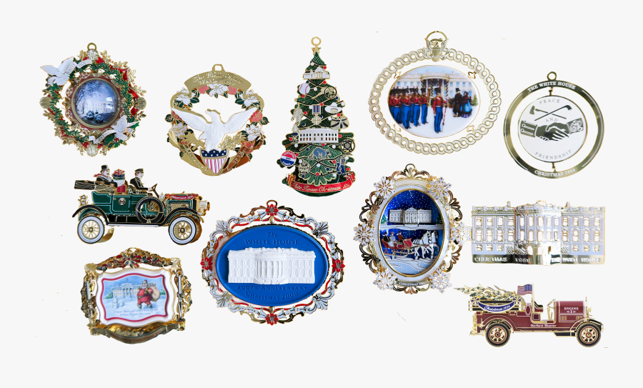 Full White House Christmas - White House Ornaments 2002, Transparent Clipart