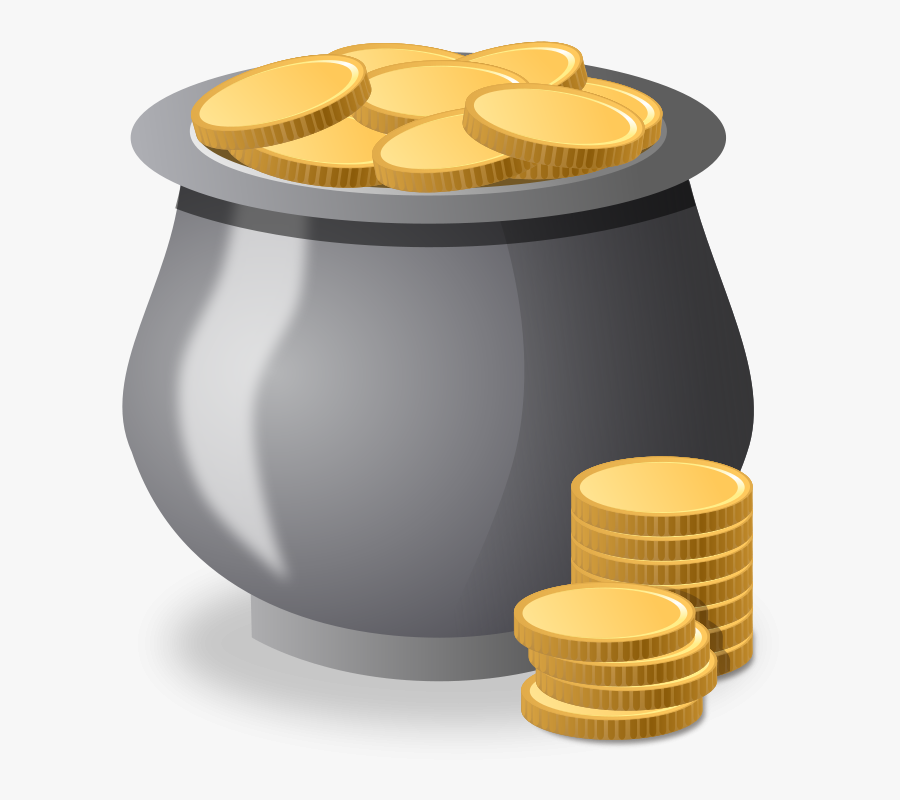 Pot Of Money , Transparent Cartoons - Pot Of Money Clipart, Transparent Clipart