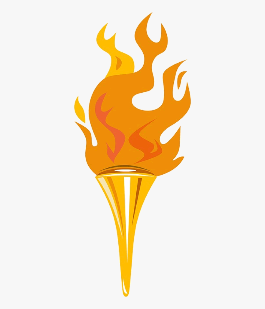 Download Free Image With - Olympic Torch Clip Art, Transparent Clipart