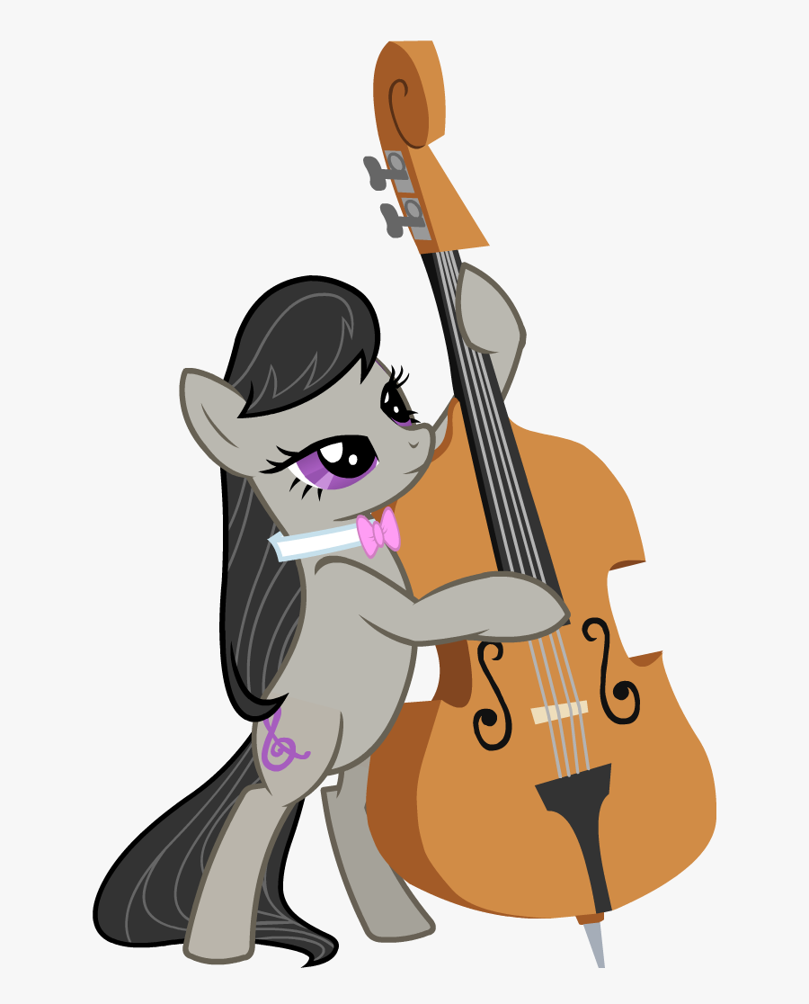 Octavia Double Bass By Djdannyc - Cartoon Playing Double Bass, Transparent Clipart