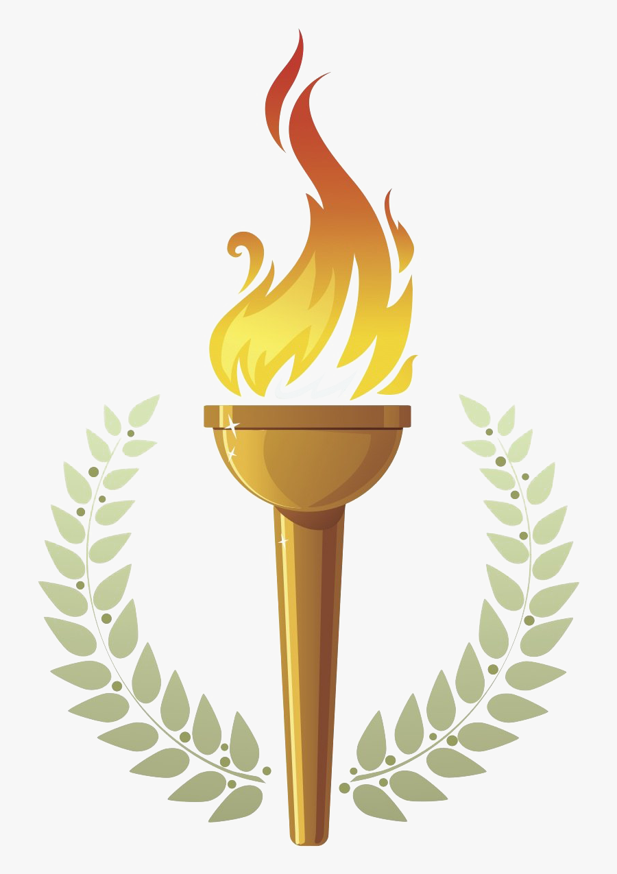 Olympic Torch Png Picture - Olympic Torch Logo Png, Transparent Clipart