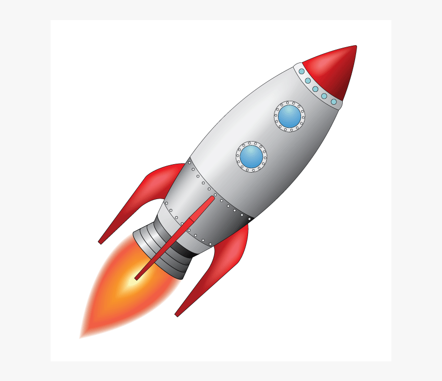 Rocketship Clipart Rocket Engine - Transparent Rocketship, Transparent Clipart