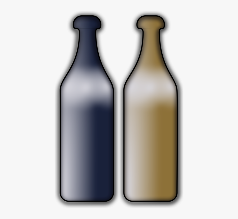 Beer Bottle,glass Bottle,tableware - Chai Thủy Tinh Vector, Transparent Clipart