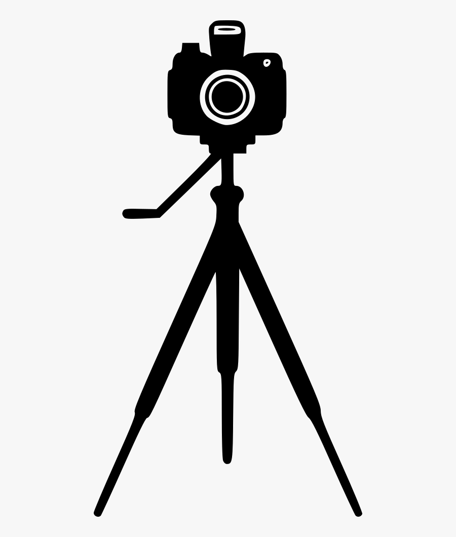 Camera On Stand Svg - Camera With Stand Png, Transparent Clipart