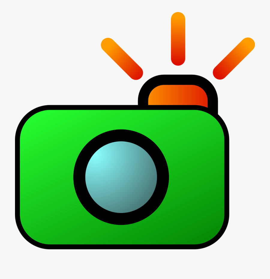 Digital Camera Photography - Camera Clipart Animated, Transparent Clipart