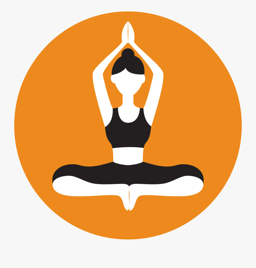 61477 - Transparent Background Yoga Icon, Transparent Clipart