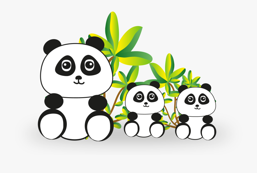 Panda Bear - Panda Bears Transparent Background, Transparent Clipart