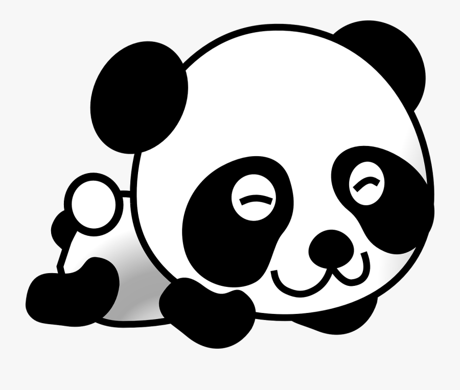 Panda Giant Bear, Transparent Clipart