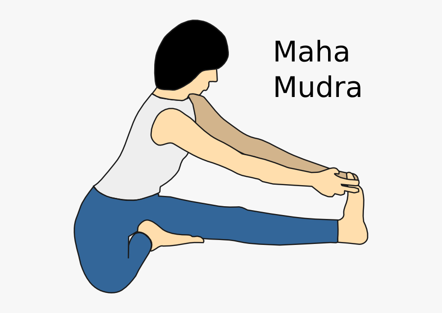 Yoga Position Maha Mudra Svg Clip Arts, Transparent Clipart