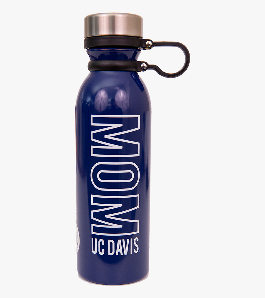 Image For Water Bottle Aluminum Mom Uc Davis W/heart, Transparent Clipart