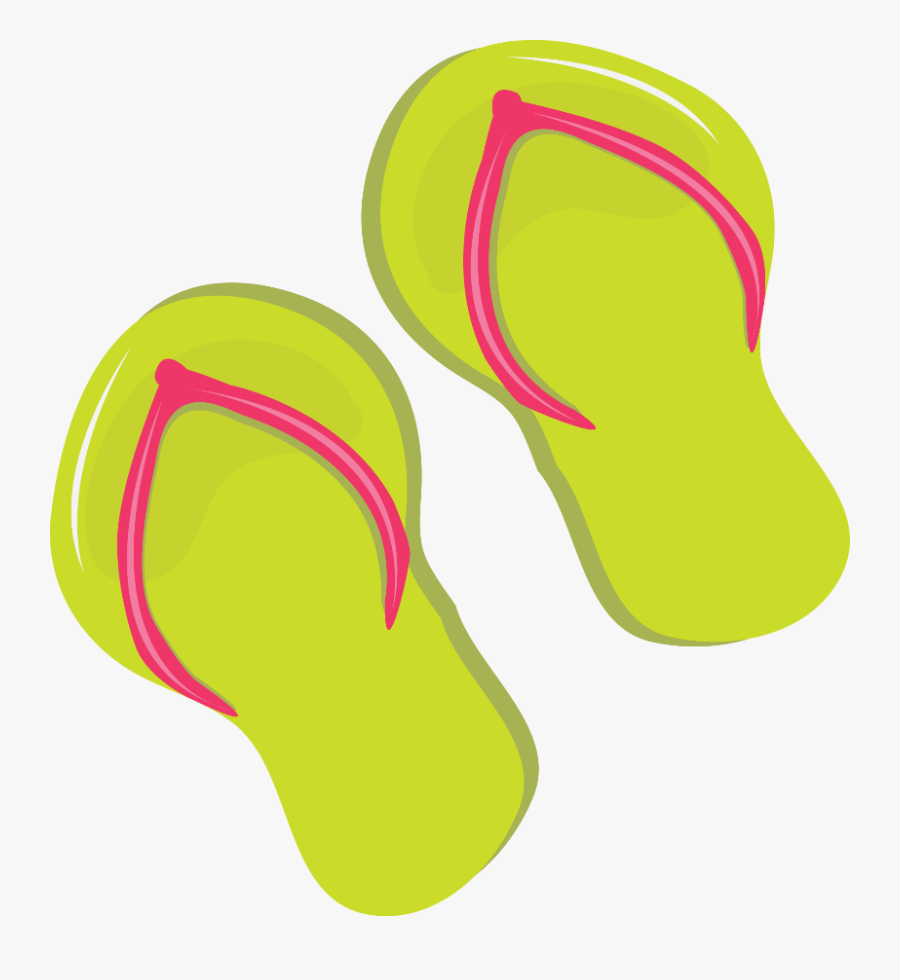 Flip Flops Clipart Summer Clothing, Transparent Clipart