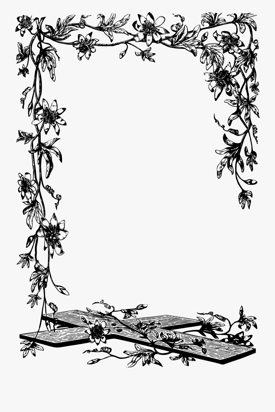 Vine Frame , Free Transparent Clipart - ClipartKey