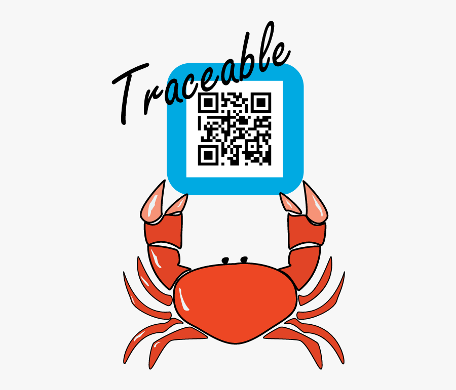 Traceable & Sustainable Crab, Transparent Clipart