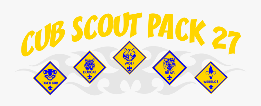 Cub Scouts Pack 27, Transparent Clipart